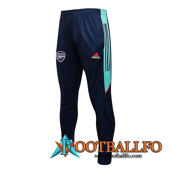 Pantalon Entrenamiento FC Aesenal Azul Marino/Verde 2021/2022