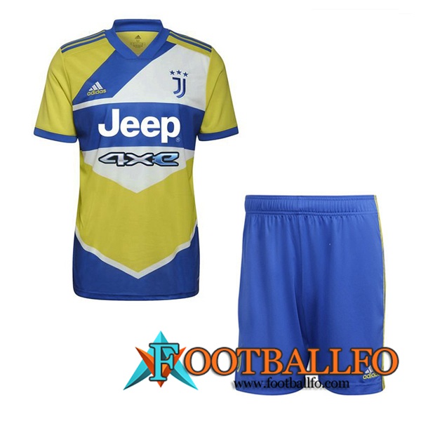 Traje Camiseta Futbol Juventus Tercero + Cortos 2021/2022