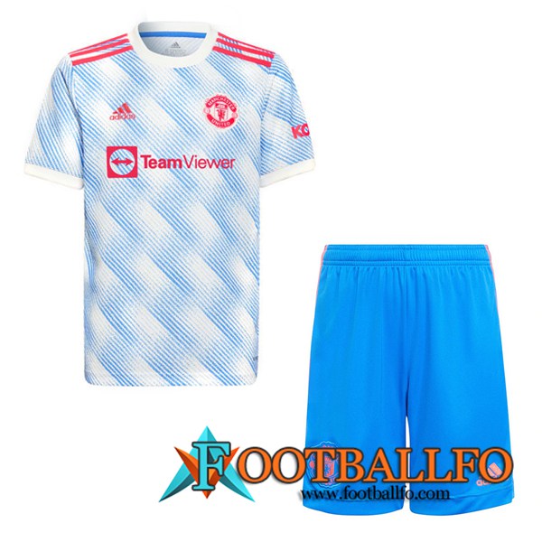 Traje Camiseta Futbol Manchester United Alternativo + Cortos 2021/2022