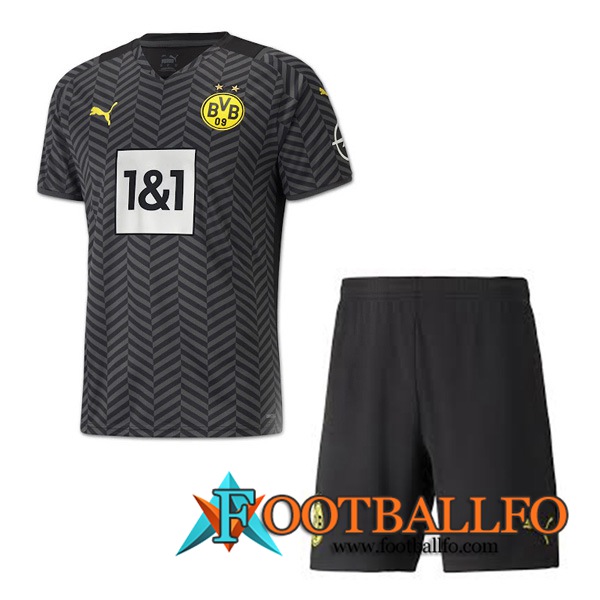 Traje Camiseta Futbol Dortmund BVB Alternativo + Cortos 2021/2022