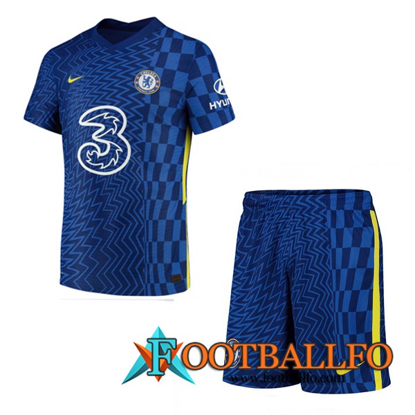 Traje Camiseta Futbol FC Chelsea Titular + Cortos 2021/2022