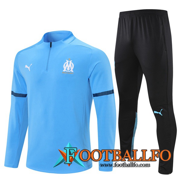 Chandal Equipos De Futbol Marsella OM Azul/Negro 2021/2022 -01