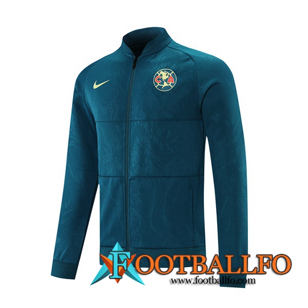 Chaquetas Futbol Club America Verde Oscuro 2021/2022