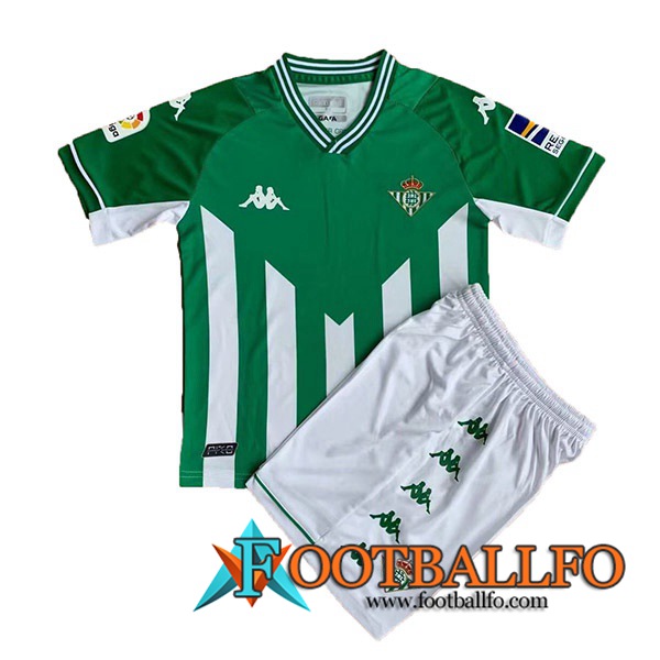 Camiseta Futbol Real Betis Ninos Titular 2021/2022