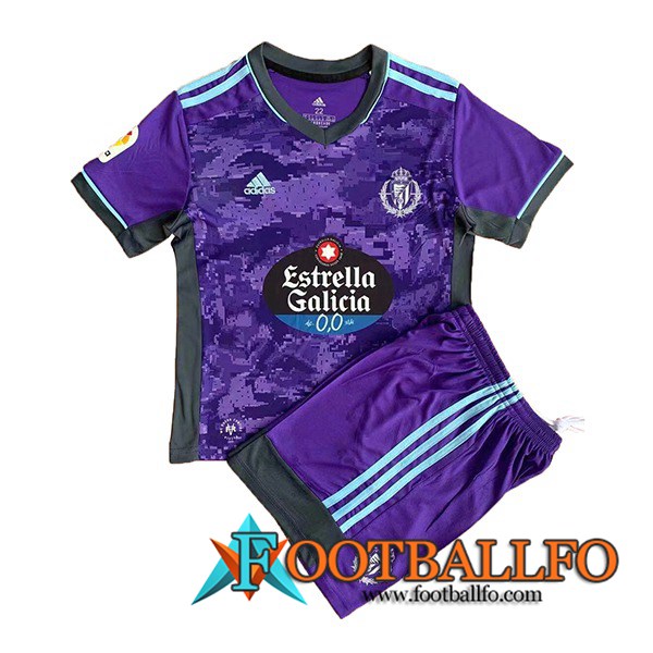 Camiseta Futbol Real Valladolid Ninos Alternativo 2021/2022