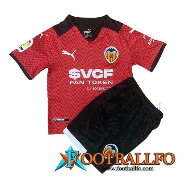 Camiseta Futbol Valencia CF Ninos Titular 2021/2022