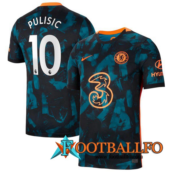 Camiseta Futbol FC Chelsea (Pulisic 10) Tercero 2021/2022