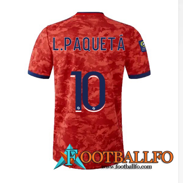 Camiseta Futbol Lyon (L.PAQUEYA 10) Alternativo 2021/2022