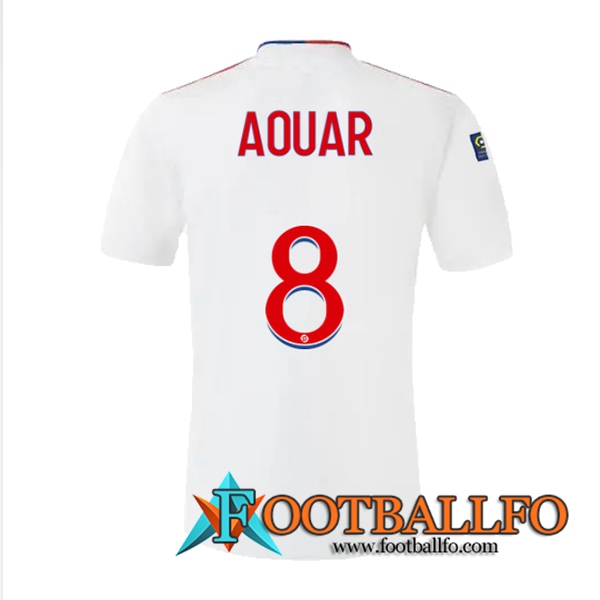 Camiseta Futbol Lyon (AOUAR 8) Titular 2021/2022