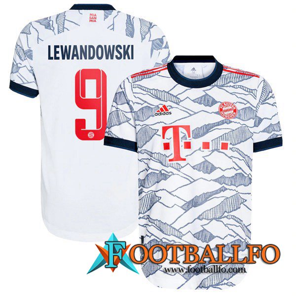 Camiseta Futbol Bayern Munich (Lewandowski 9) Tercero 2021/2022