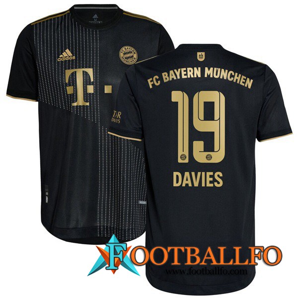 Camiseta Futbol Bayern Munich (Davies 19) Alternativo 2021/2022