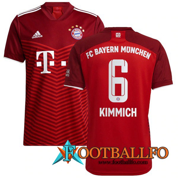 Camiseta Futbol Bayern Munich (Kimmich 6) Titular 2021/2022