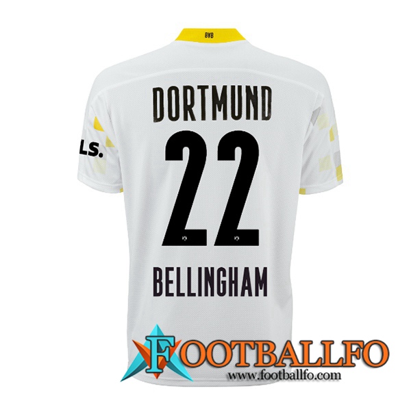 Camiseta Futbol Dortmund BVB (Bellingham 22) Tercero 2021/2022