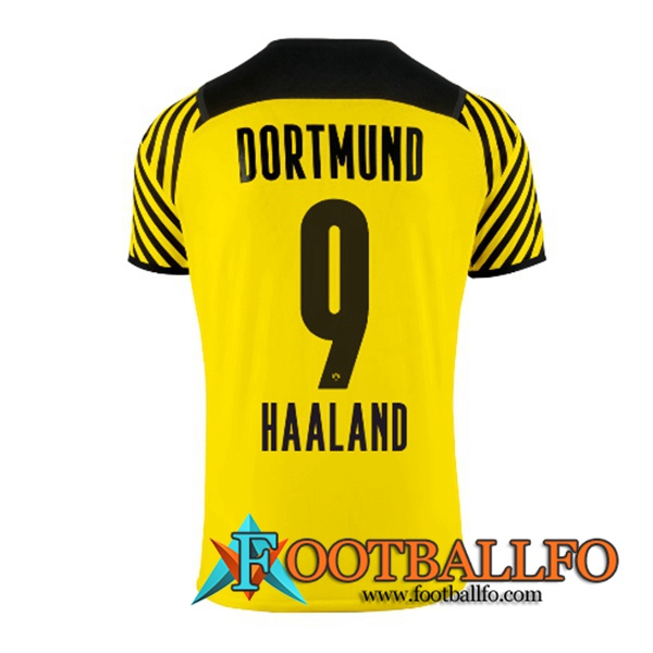 Camiseta Futbol Dortmund BVB (Haaland 9) Titular 2021/2022