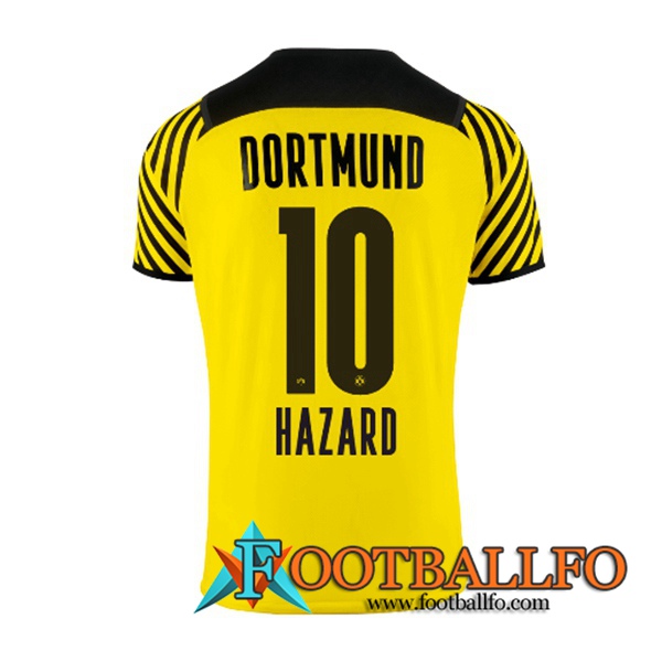 Camiseta Futbol Dortmund BVB (Hazard 10) Titular 2021/2022