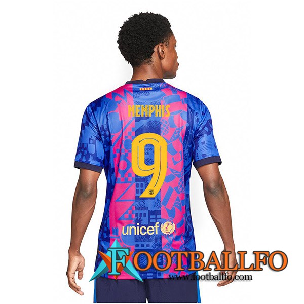 Camiseta Futbol FC Barcelona (Memphis 9) Tercero 2021/2022