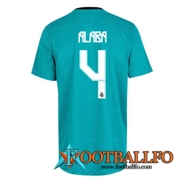 Camiseta Futbol Real Madrid (Alaba 4) Tercero 2021/2022