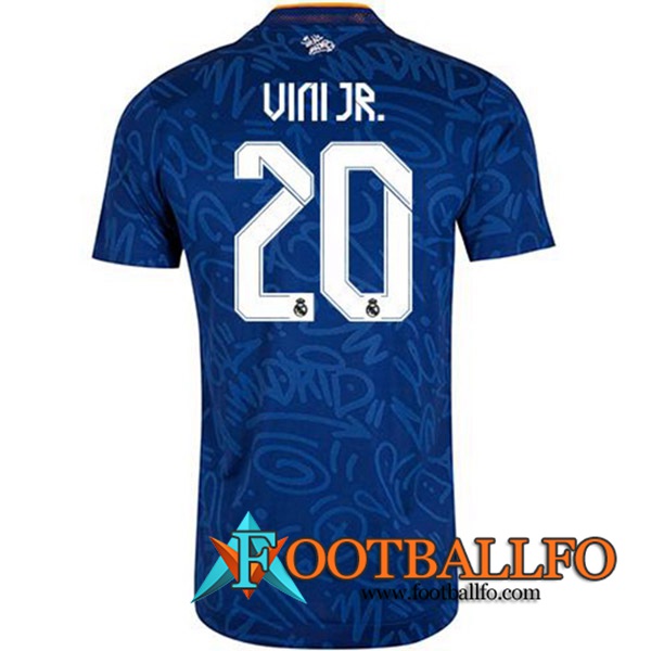 Camiseta Futbol Real Madrid (Vini Jr 20) Alternativo 2021/2022