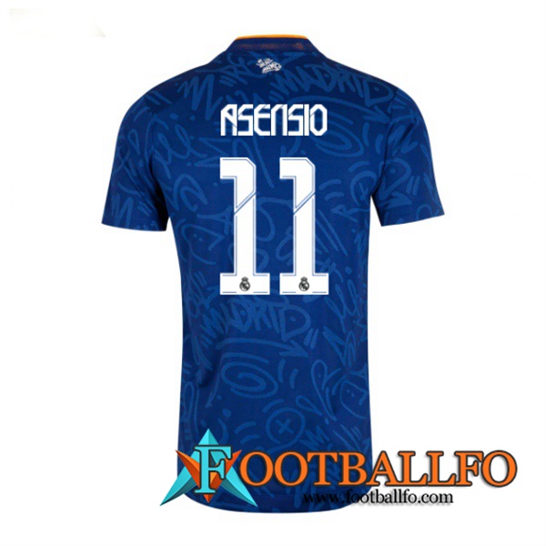 Camiseta Futbol Real Madrid (Asensio 11) Alternativo 2021/2022