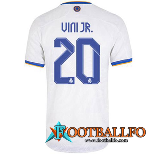 Camiseta Futbol Real Madrid (Vini Jr 20) Titular 2021/2022