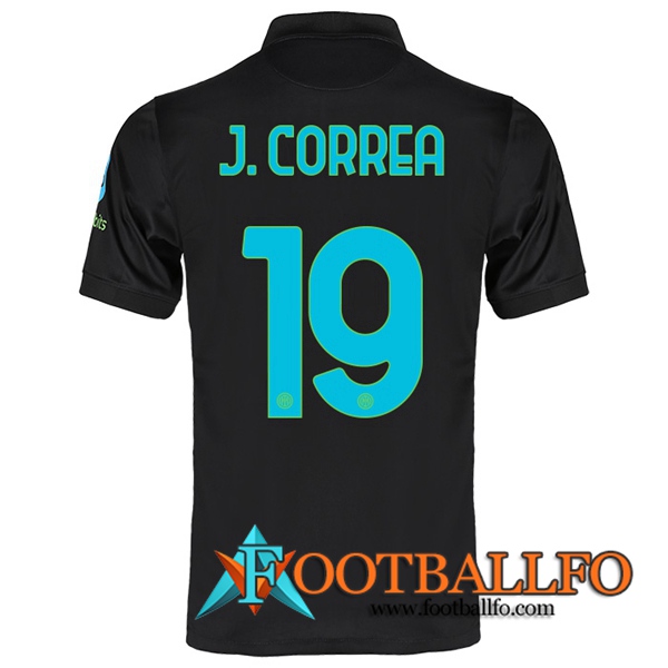 Camiseta Futbol Inter Milan (J.CORREA 19) Tercero 2021/2022