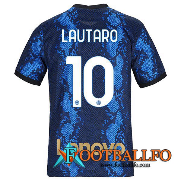 Camiseta Futbol Inter Milan (LAUTARO 10) Titular 2021/2022