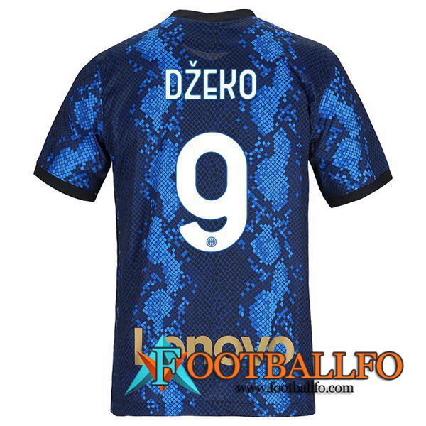 Camiseta Futbol Inter Milan (DZEKO 9) Titular 2021/2022