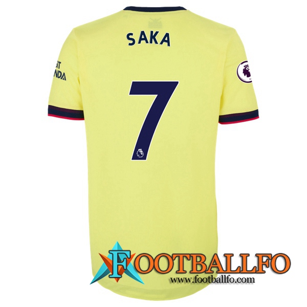 Camiseta Futbol FC Arsenal (Bukayo Saka 7) Alternativo 2021/2022