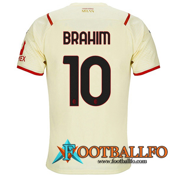 Camiseta Futbol AC Milan (BRAHIM 10) Alternativo 2021/2022