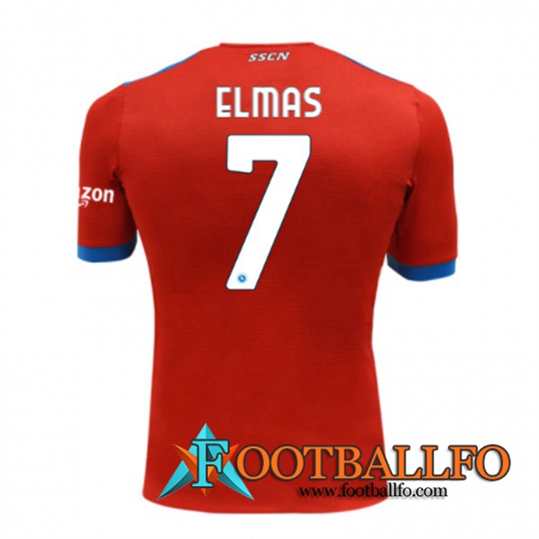 Camiseta Futbol SSC Napoli (ELMAS 7) Tercero 2021/2022