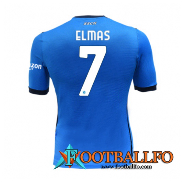 Camiseta Futbol SSC Napoli (ELMAS 7) Titular 2021/2022