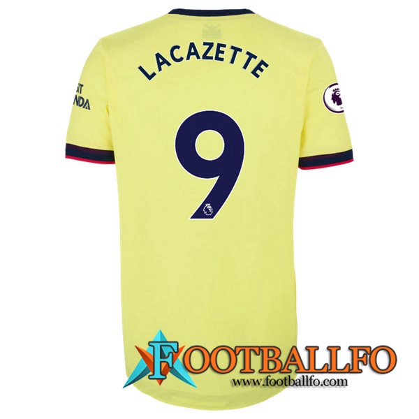 Camiseta Futbol FC Arsenal (Alexandre Lacazette 9) Alternativo 2021/2022