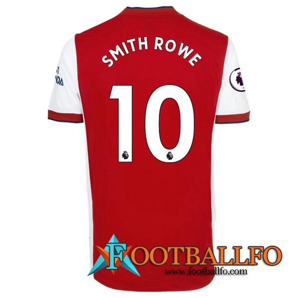 Camiseta Futbol FC Arsenal (Emile Smith Rowe 10) Titular 2021/2022