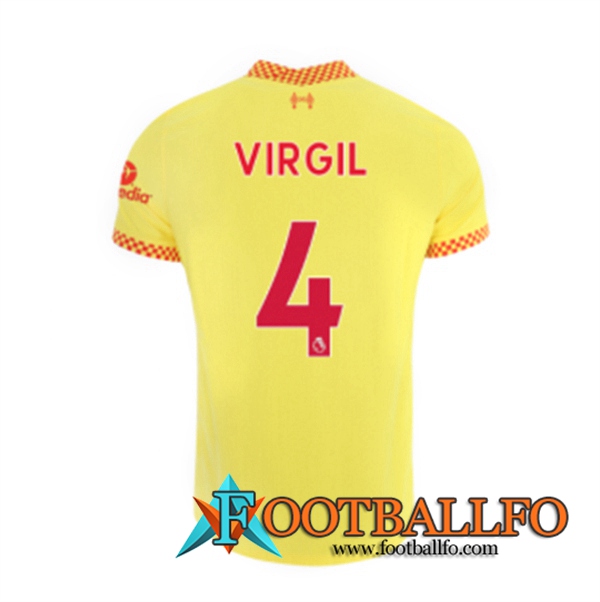 Camiseta Futbol FC Liverpool (Virgil 4) Tercero 2021/2022