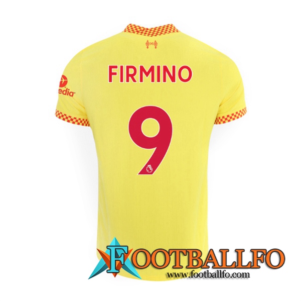 Camiseta Futbol FC Liverpool (Roberto Firmino 9) Tercero 2021/2022