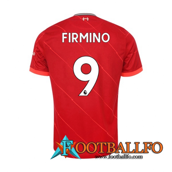 Camiseta Futbol FC Liverpool (Roberto Firmino 9) Titular 2021/2022