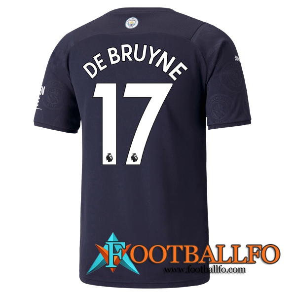 Camiseta Futbol Manchester City (DEBRUYNE 17) Tercero 2021/2022