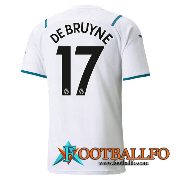 Camiseta Futbol Manchester City (DEBRUYNE 17) Alternativo 2021/2022