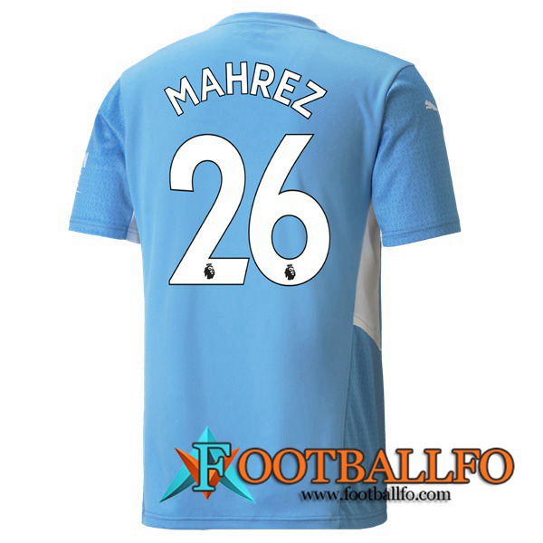 Camiseta Futbol Manchester City (MAHREZ 26) Titular 2021/2022