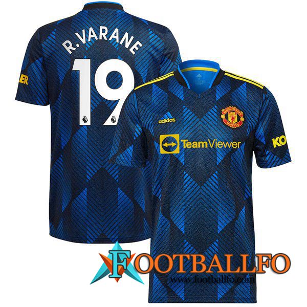Camiseta Futbol Manchester United (R.Varane 19) Tercero 2021/2022