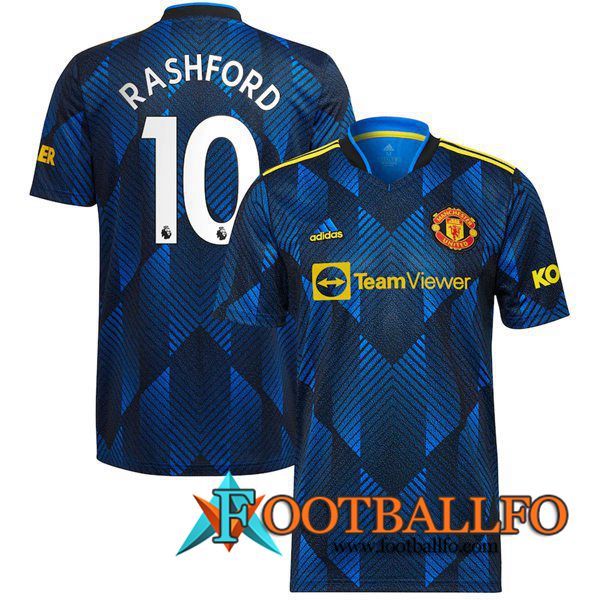 Camiseta Futbol Manchester United (Rashford 10) Tercero 2021/2022