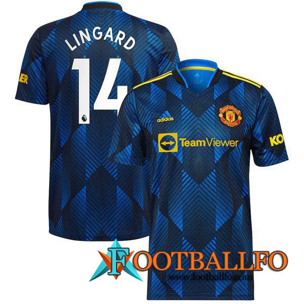 Camiseta Futbol Manchester United (Lingard 14) Tercero 2021/2022