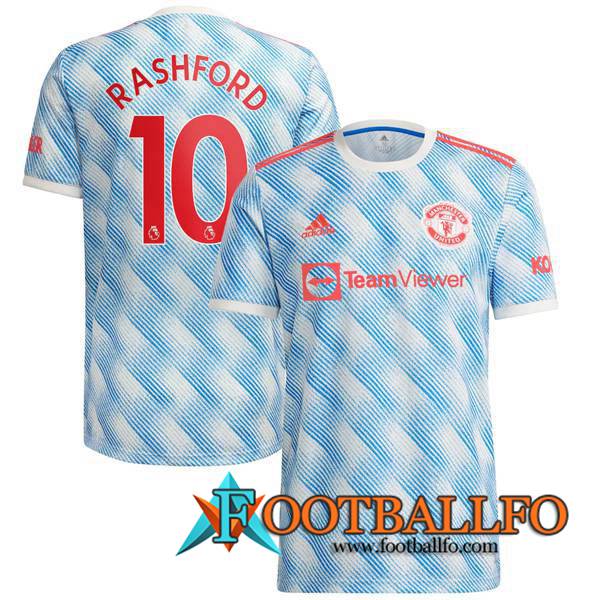 Camiseta Futbol Manchester United (Rashford 10) Alternativo 2021/2022