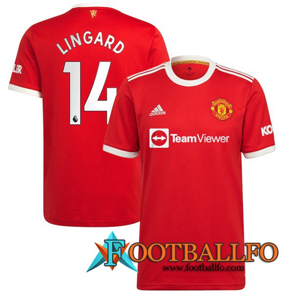 Camiseta Futbol Manchester United (Lingard 14) Titular 2021/2022