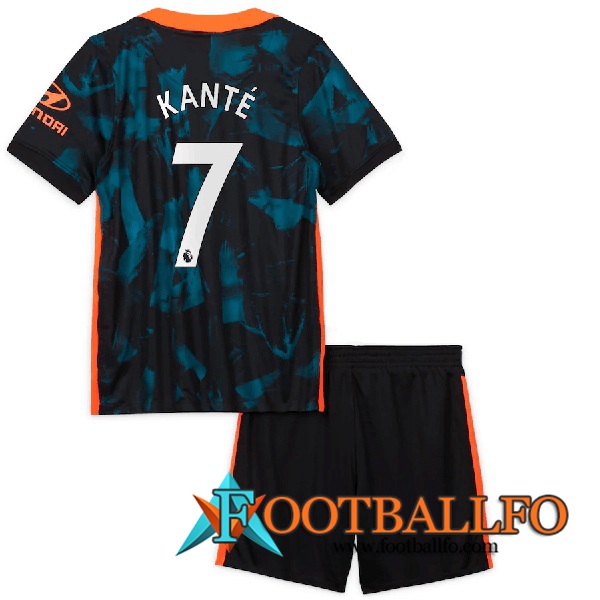 Camiseta Futbol FC Chelsea (Kante 7) Ninos Tercero 2021/2022