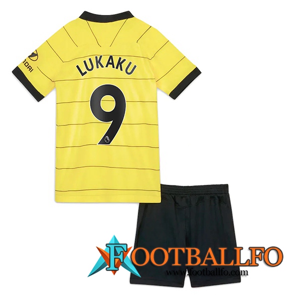 Camiseta Futbol FC Chelsea (Lukaku 9) Ninos Alternativo 2021/2022