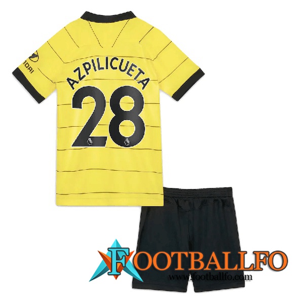 Camiseta Futbol FC Chelsea (Azpilicueta 28) Ninos Alternativo 2021/2022