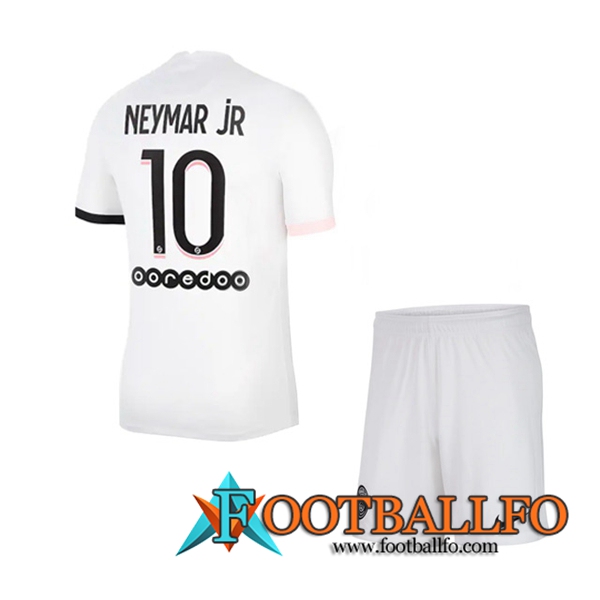 Camiseta Futbol Jordan PSG (Neymar Jr 10) Ninos Alternativo 2021/2022