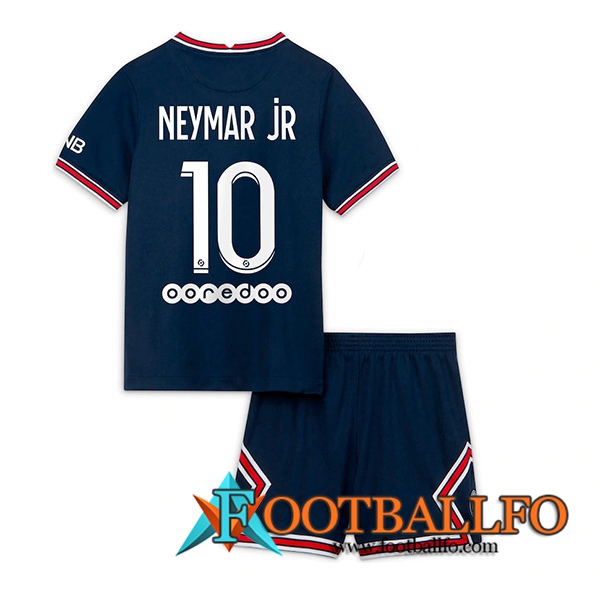 Camiseta Futbol Jordan PSG (Neymar Jr 10) Ninos Titular 2021/2022