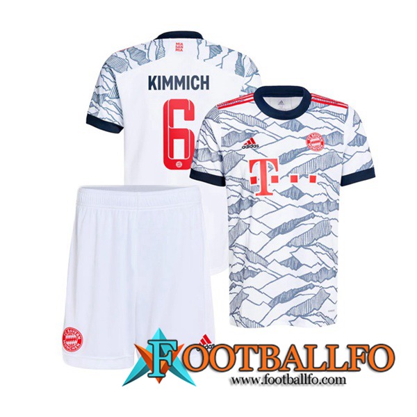 Camiseta Futbol Bayern Munich (Kimmich 6) Ninos Tercero 2021/2022